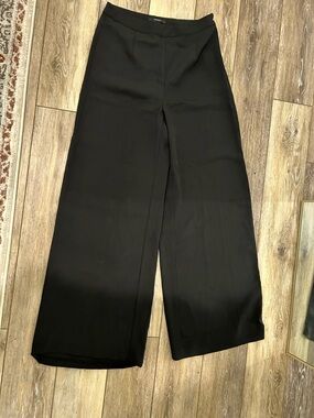 Forever 21 Black Wide-Leg Dress Pants